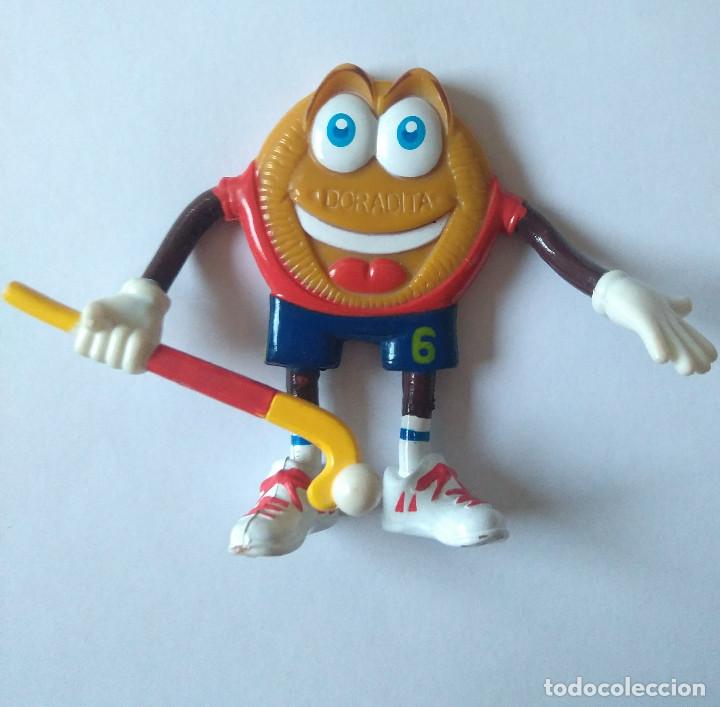 Figuras de Borracha e PVC: doradita galleta marbu futbolista seleccion espa&ntilde;ola espa&ntilde;a roja galletita mu&ntilde;eco promocional hockey