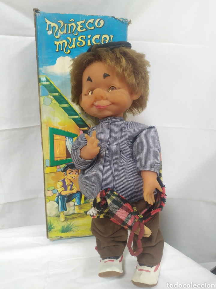 Figuras de goma y PVC: Mu&ntilde;eco musical &rdquo;El t&iacute;o paleto&rdquo; de Felsan