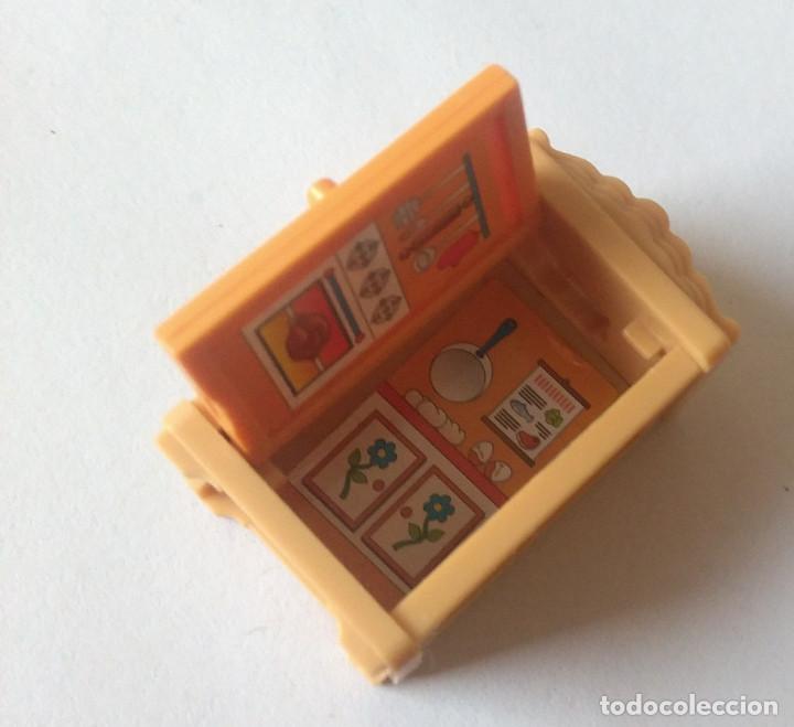 Figuras de Borracha e PVC: kinder casita armario miniatura mini montable antiguo cocina