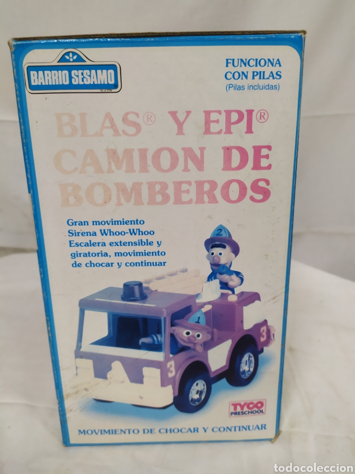 Figuras de goma y PVC: Cami&oacute;n de bomberos de Epi y Blas - Foto 2