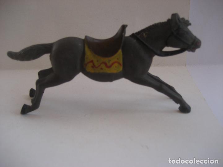 Figuras de goma y PVC: Caballo oeste. Goma. Reamsa. - Foto 2
