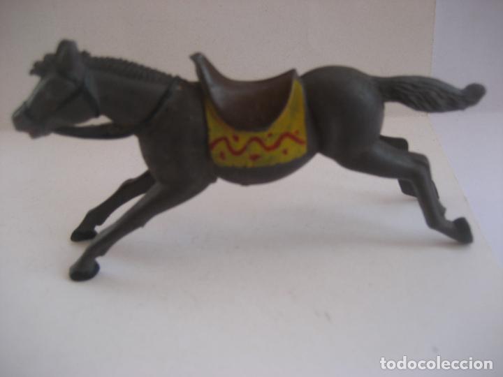 Figuras de goma y PVC: Caballo oeste. Goma. Reamsa. - Foto 1