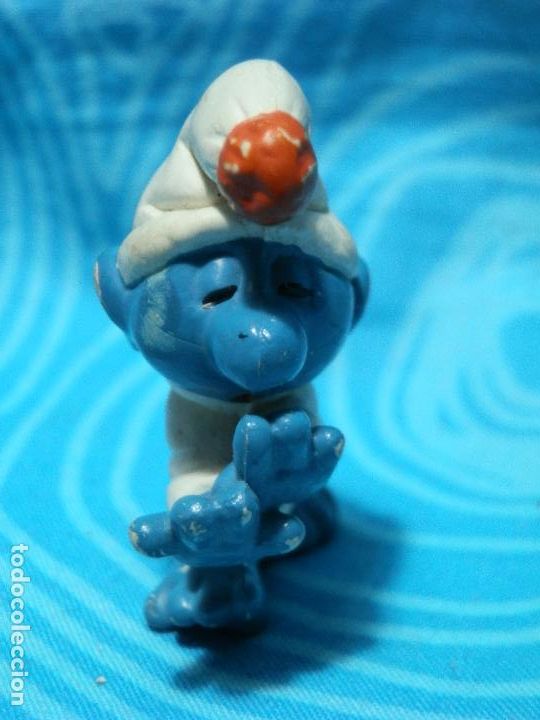 Figuras de goma y PVC: PITUFO SONAMBULO, PEYO - Foto 3