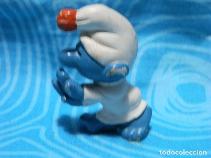 Figuras de goma y PVC: PITUFO SONAMBULO, PEYO - Foto 6