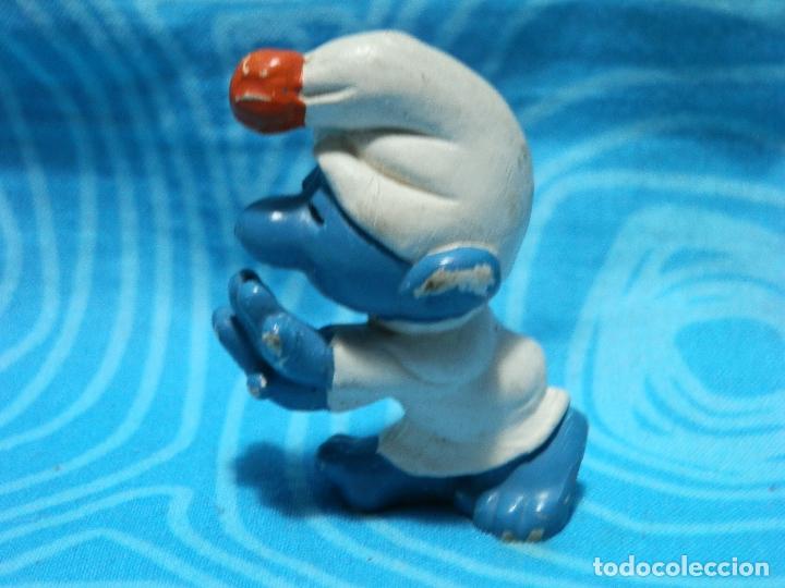 Figuras de goma y PVC: PITUFO SONAMBULO, PEYO - Foto 1
