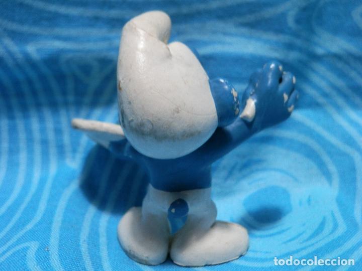 Figuras de goma y PVC: PITUFO PINTOR, PEYO - Foto 2