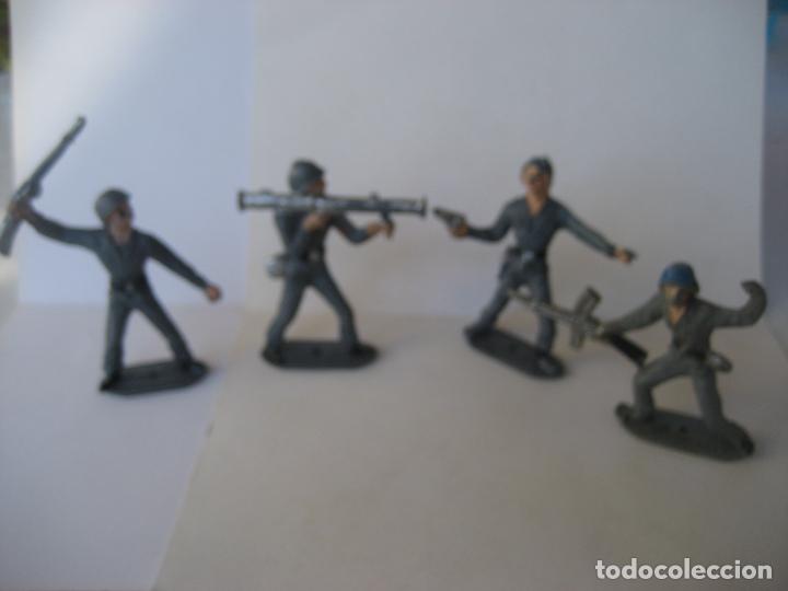 Figuras de goma y PVC: Soldados del Mundo. Comansi. 4 Americanos 2 &eacute;poca. - Foto 1