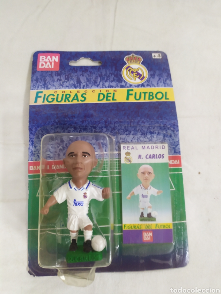 Figuras de Borracha e PVC: Figuras del f&uacute;tbol - Roberto Carlos de Bandai