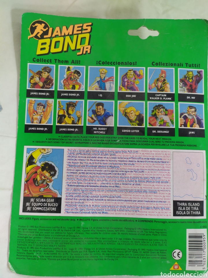 Figuras de goma y PVC: James Bond Junior - Buceador de Hasbro - Foto 2