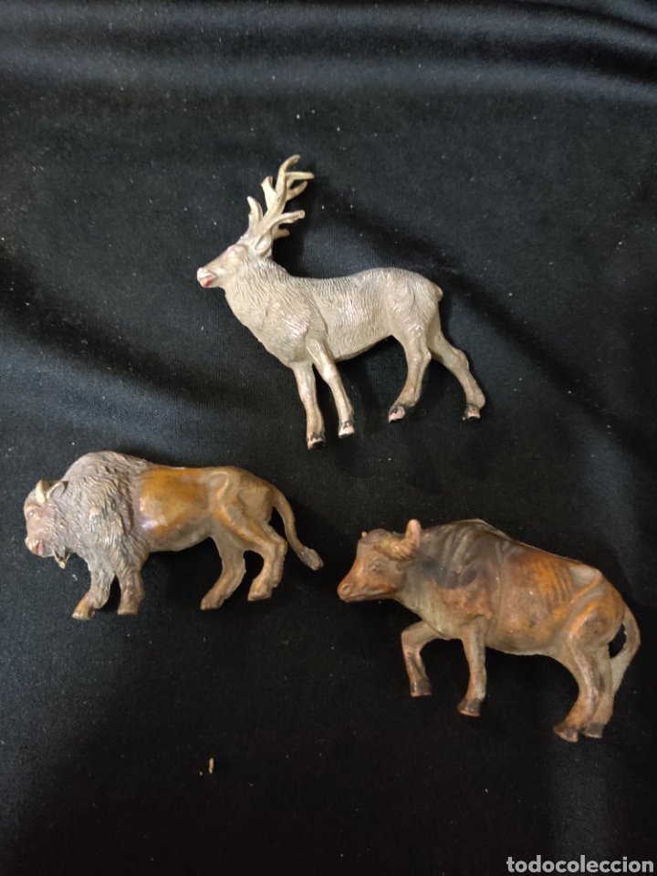 Figuras de goma y PVC: 3 animales goma pech??? - Foto 2