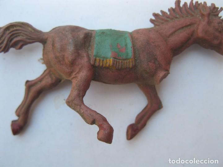 Figuras de goma y PVC: LOTE DE 4 CABALLOS ANTIGUOS. - Foto 3