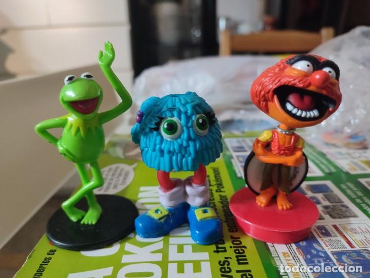 Figuras de Goma y PVC: 3 figuras serie dibujos animados barrio s&eacute;samo