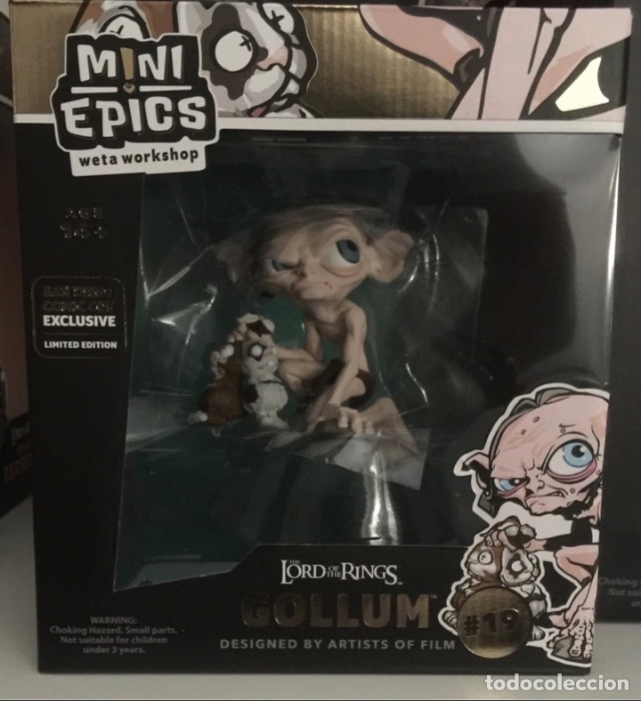 Figuras de goma y PVC: Gollum - mini epics - weta - edicion limitada - comic con - sdcc - Foto 2