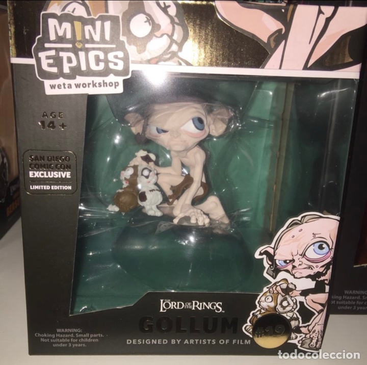 Figuras de goma y PVC: Gollum - mini epics - weta - edicion limitada - comic con - sdcc - Foto 1