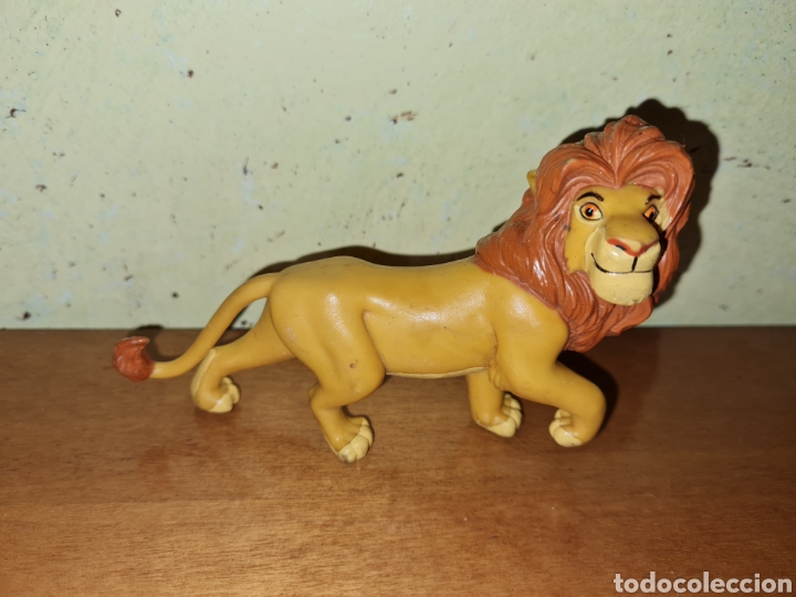 Figuras de Goma y PVC: Figura pvc goma maciza rey le&oacute;n Disney Applause mu&ntilde;eco dibujos animados colecci&oacute;n