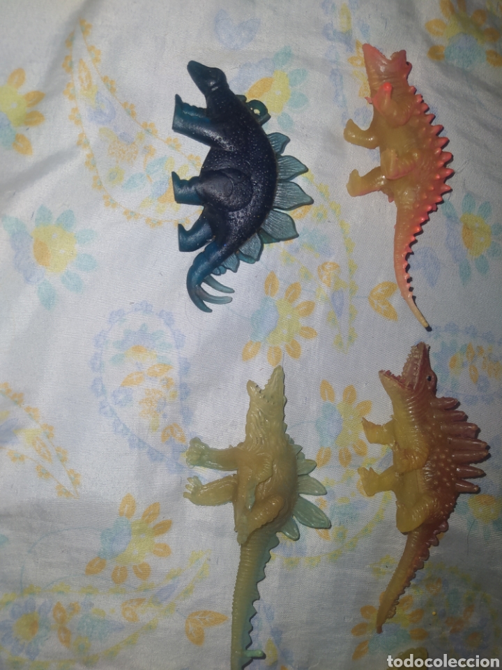 Figuras de goma y PVC: Lote de dinosaurios - Foto 2