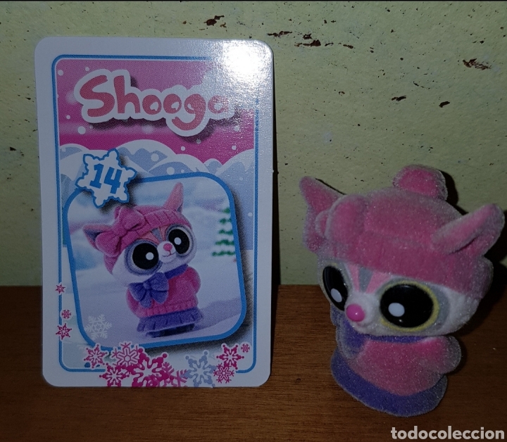 Figurines en Caoutchouc et PVC: Figura pvc goma terciopelo Yoohoo and friends Shooga +cromo carta edici&oacute;n invierno mu&ntilde;eco nieve