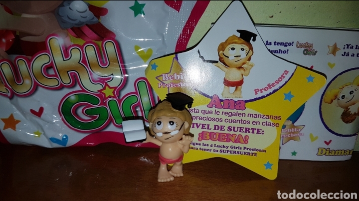 Figurines en Caoutchouc et PVC: Figura pvc beb&eacute; Lucky Girls sobres sorpresa de Simba Ana maestra profesora nuevo mu&ntilde;eco colecci&oacute;n