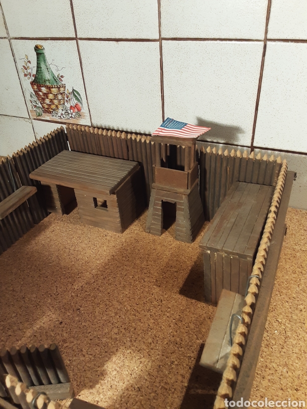 Figuras de goma y PVC: Fuerte de madera Fort Sioux - Foto 4