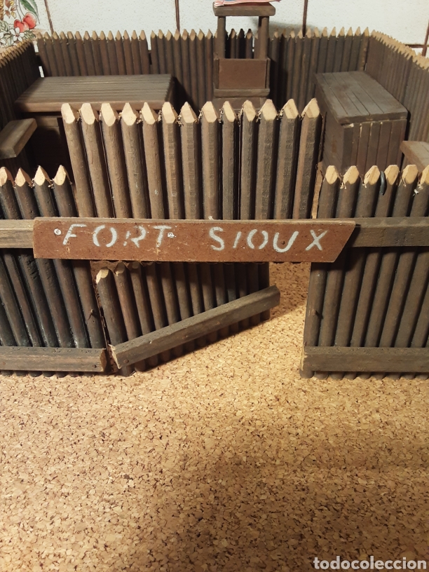 Figuras de goma y PVC: Fuerte de madera Fort Sioux - Foto 6
