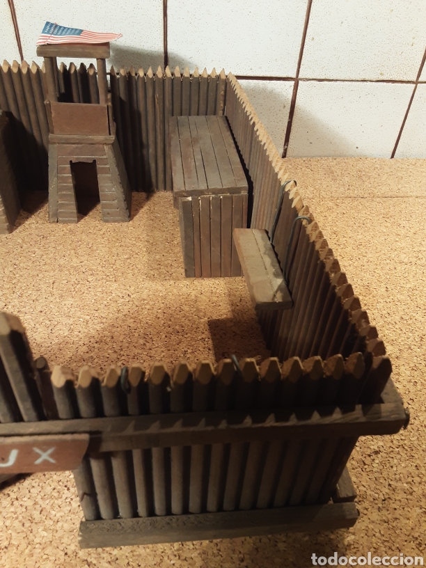 Figuras de goma y PVC: Fuerte de madera Fort Sioux - Foto 8