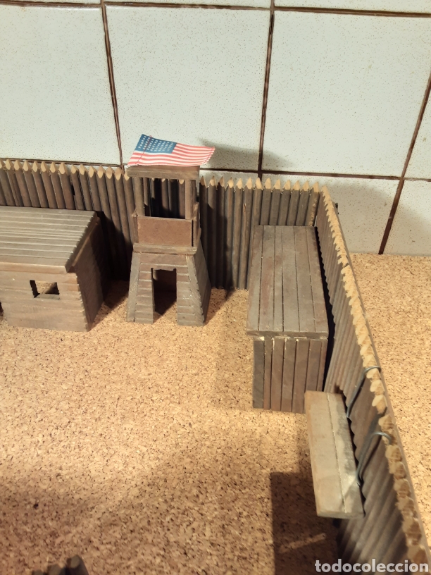 Figuras de goma y PVC: Fuerte de madera Fort Sioux - Foto 9