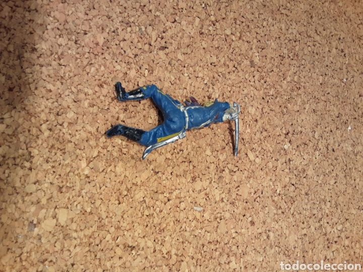 Figuras de goma y PVC: Confederado de Pech a caballo. Goma - Foto 6