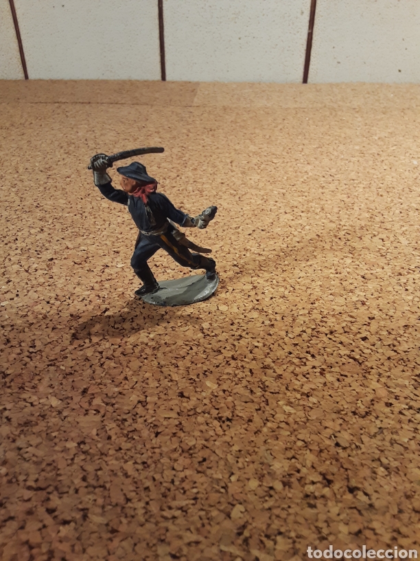 Figuras de goma y PVC: Confederado de Pech, en goma - Foto 2