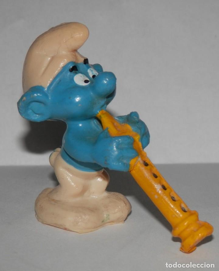 Rubber and PVC Figures: FIGURA DE PVC DE LA SERIE LOS PITUFOS NO TIENE MARCA