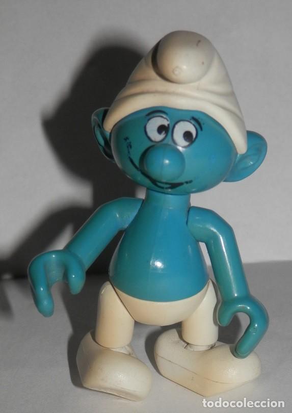Figuras de Goma y PVC: FIGURA ARTICULADA DE LA SERIE LOS PITUFOS DE LA MARCA GUAY