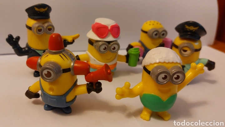 Figuras de goma y PVC: 6 Mu&ntilde;ecos Los Minions - Foto 2
