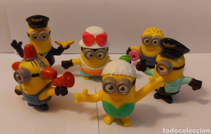 Figuras de goma y PVC: 6 Mu&ntilde;ecos Los Minions - Foto 3