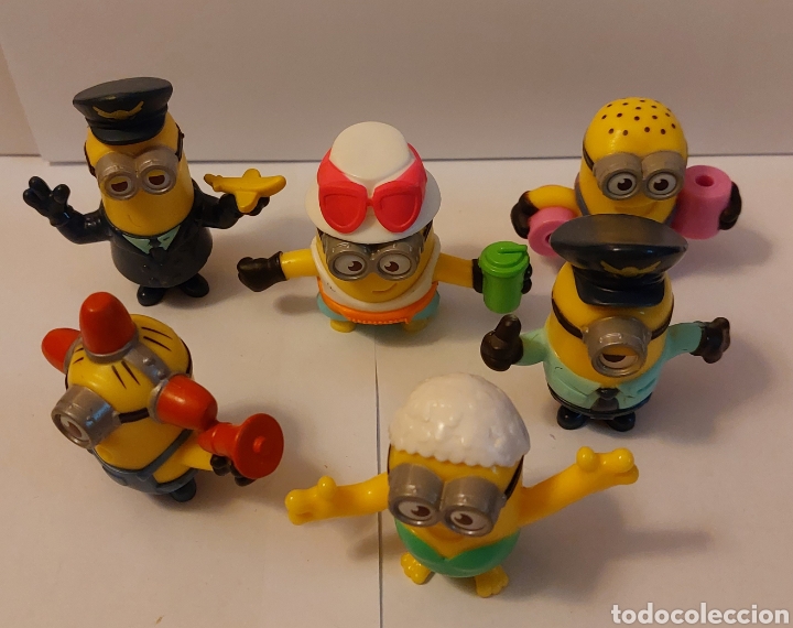 Figuras de goma y PVC: 6 Mu&ntilde;ecos Los Minions - Foto 4