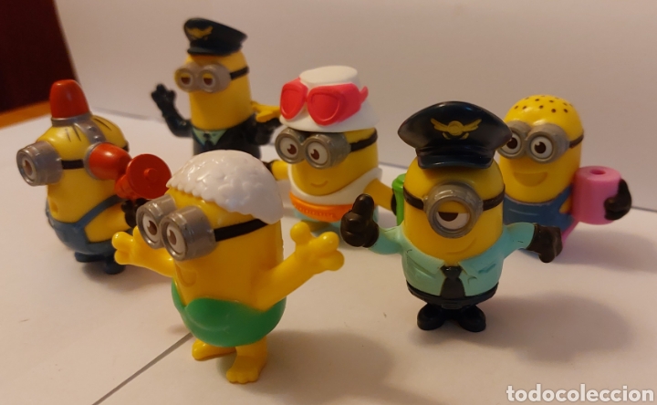 Figuras de goma y PVC: 6 Mu&ntilde;ecos Los Minions - Foto 1