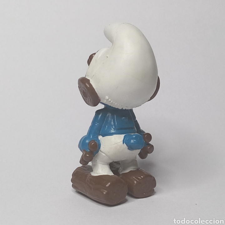 Figuras de goma y PVC: Pitufo tronco. Schleich a&ntilde;o 1988 - Foto 3