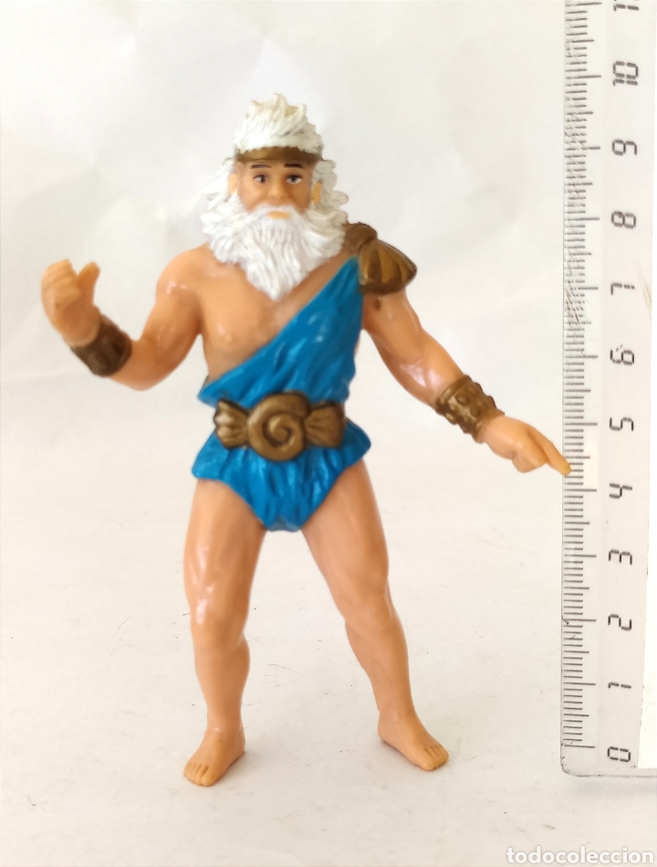 Figuras de Goma y PVC: Rara Figura acci&oacute;n Poseid&oacute;n goma PVC the twelve great olimpians Olimpo griego Grecia mu&ntilde;eco