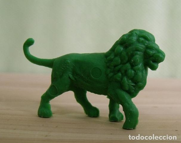 Figuras de Borracha e PVC: Figura PVC Monocroma Le&oacute;n - El Zoo de Persan - Comansi - A&ntilde;os 60/70