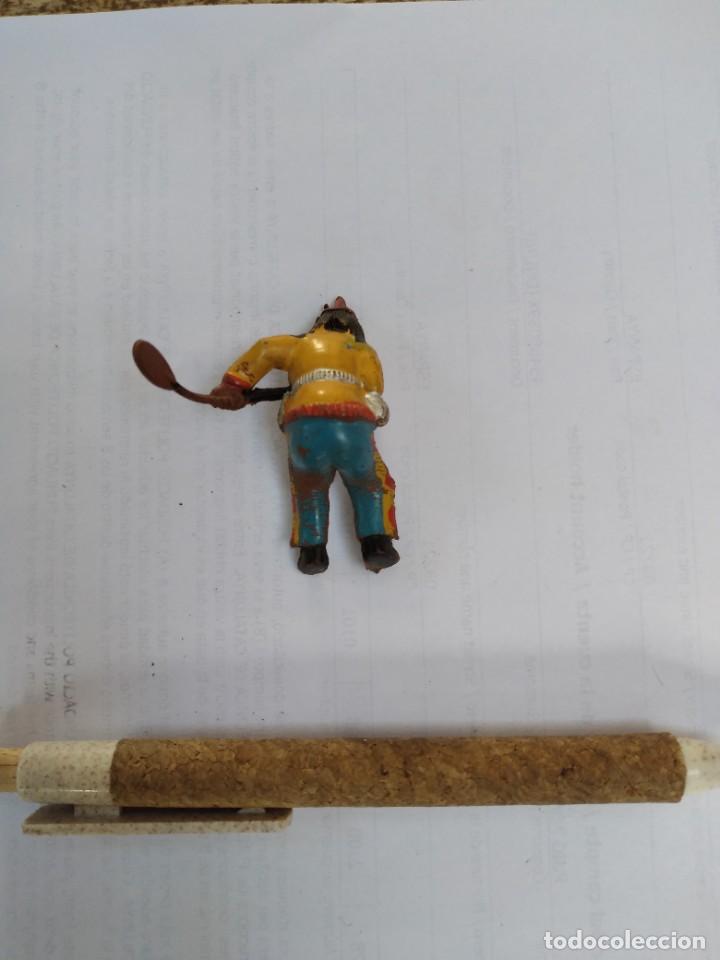 Figuras de goma y PVC: Indio sentado remando - Foto 2