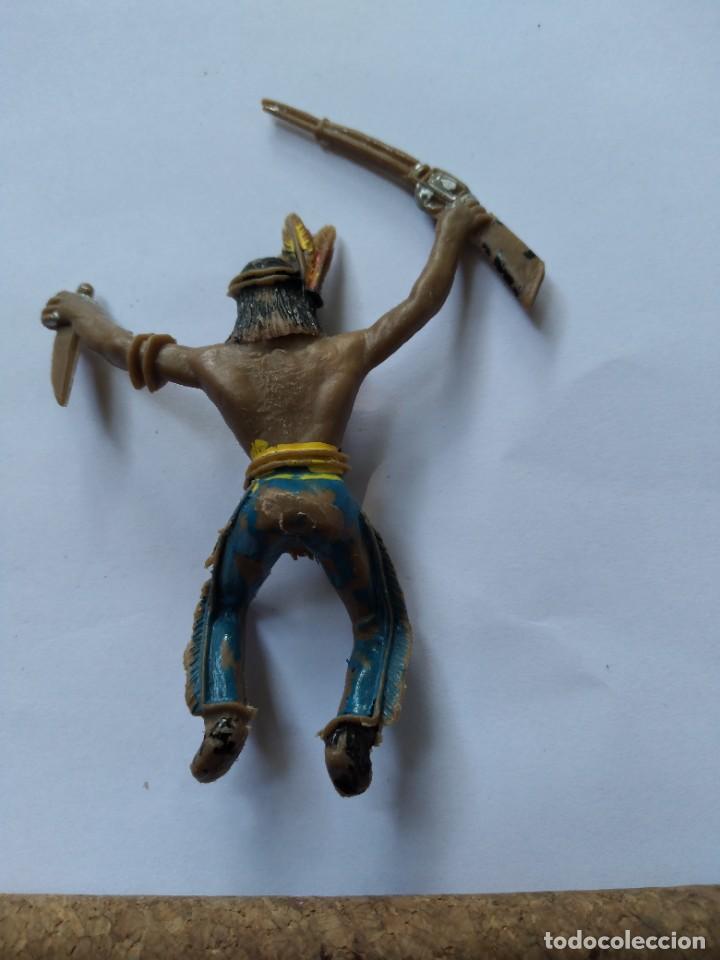 Figuras de goma y PVC: Indio americano de plastico - Foto 2