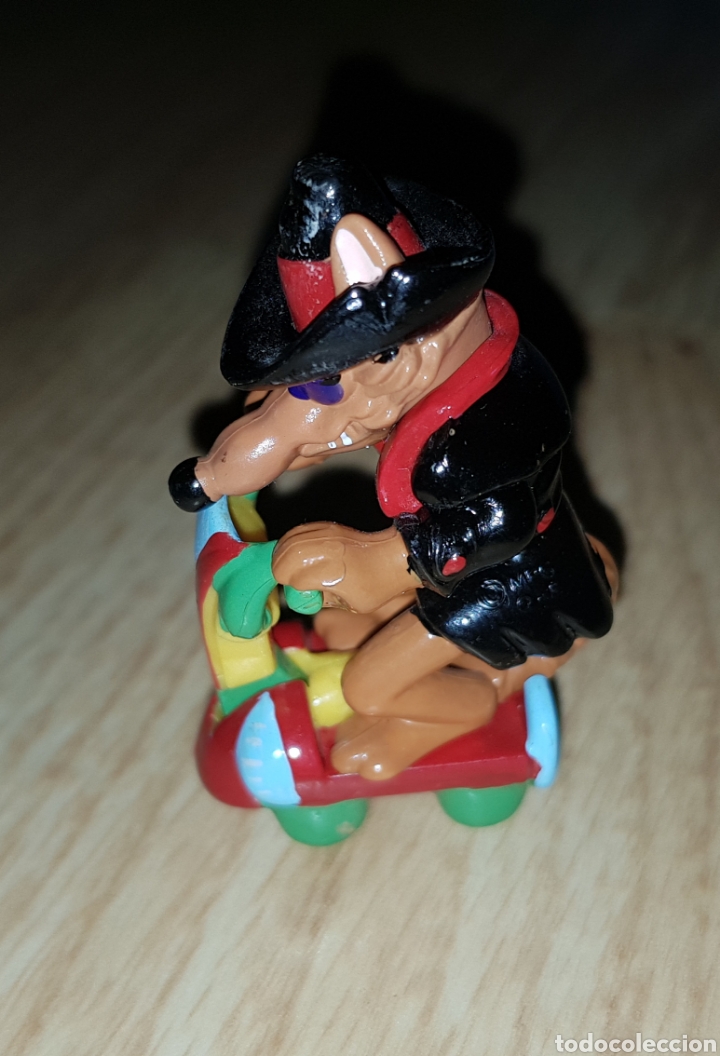 Figuras de Borracha e PVC: Figura kinder Ferrero motocoyote chico alem&aacute;n muy dif&iacute;cil de encontrar mu&ntilde;eco sorpresa