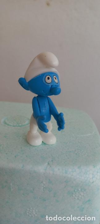 Figuras de goma Kinder: FIGURA PITUFO DE KINDER. - Foto 1