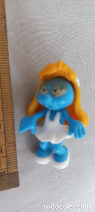 Figuras de goma Kinder: FIGURA PITUFO DE KINDER. PITUFINA - Foto 3