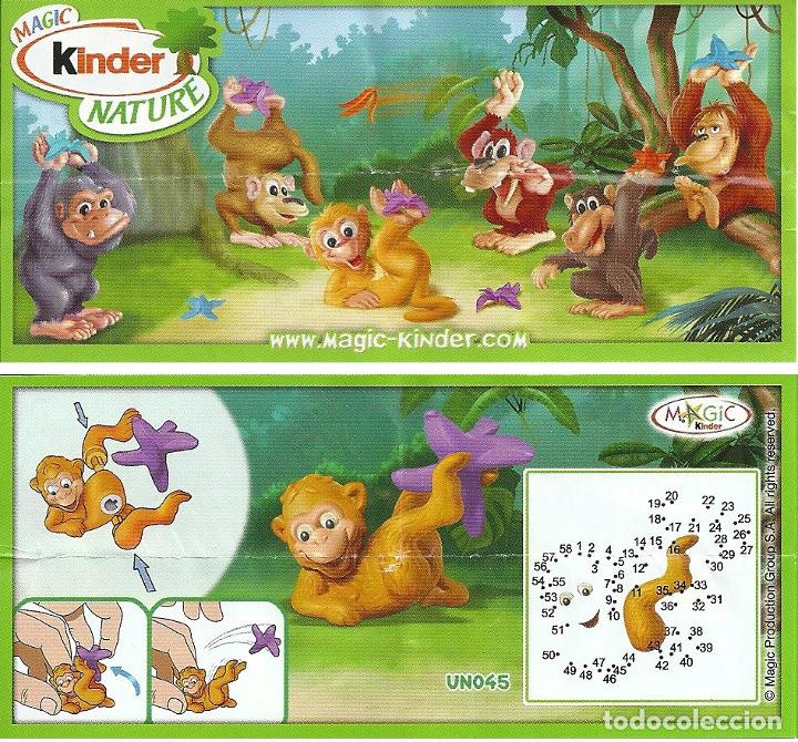 Kinder &Uuml;berraschung: Kinder sorpresa UN045 - Kinder Nature Scimmia + BPZ - Kinder