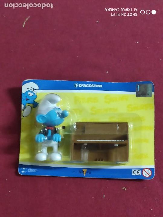 Figuras de Goma y PVC: PITUFOS PROFESIONES PEYO PLANETA DEAGOSTINI PIANISTA NUEVO EN BLISTER