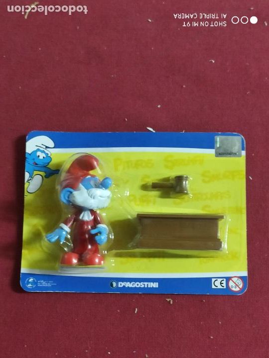 Figuras de Goma y PVC: PITUFOS PROFESIONES PEYO PLANETA DEAGOSTINI JUEZ NUEVO EN BLISTER