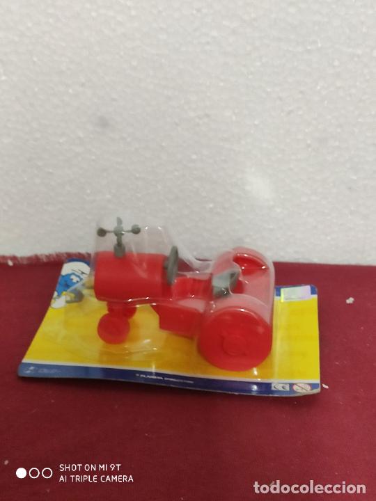 Figuras de Goma y PVC: PITUFOS PROFESIONES PEYO PLANETA DEAGOSTINI TRACTOR NUEVO EN BLISTER