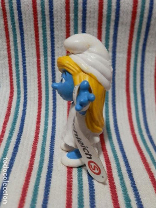 Figuras de goma y PVC: SCHLEICH PITUFINA 2012, SIN ESTRENAR - Foto 3