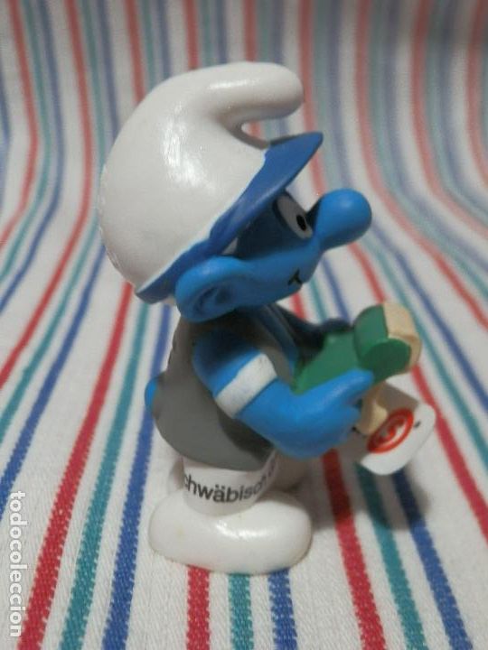 Figuras de goma y PVC: SCHLEICH PITUFO CONTABLE 2014 ,SIN ESTRENAR - Foto 2