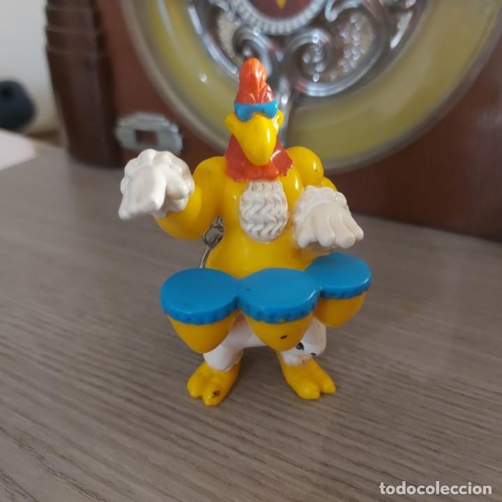 Gummi- und PVC-Figuren: FIGURA PVC O GOMA DURA GALLO CLAUDIO CON LLAVERO 1995 WARNER BROS