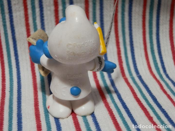Figuras de goma y PVC: SCHLEICH PITUFO CIENTIFICO 2014 ,SIN ESTRENAR - Foto 2